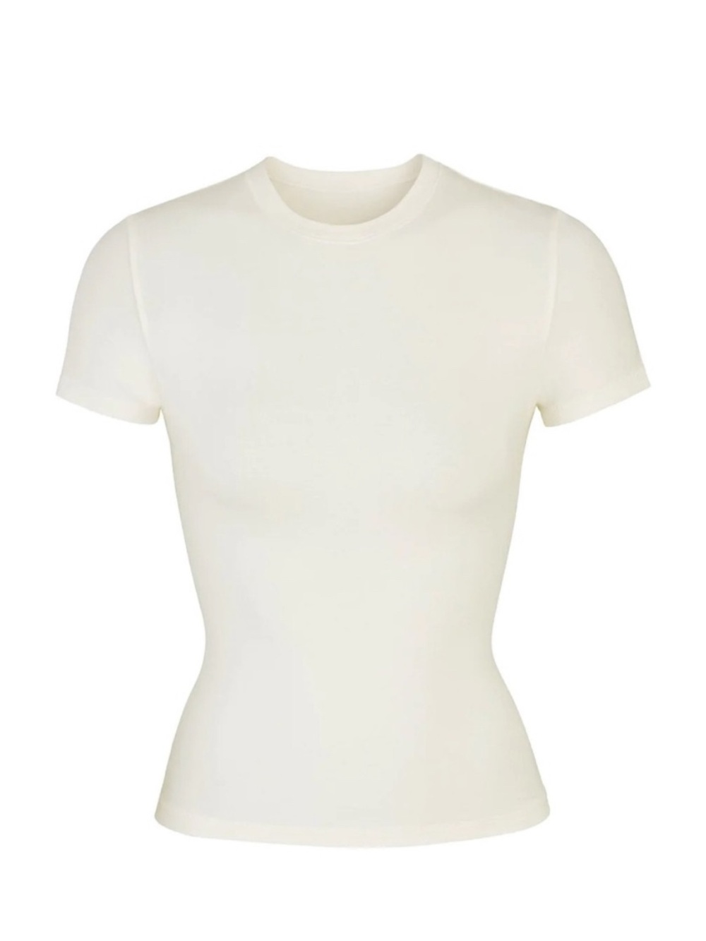NWT SKIMS Jersey Cotton T-Shirt - Bone